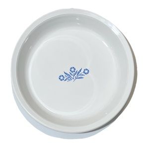 Vintage Corningware Cornflower P-309 9" Ceramic Pie Pan